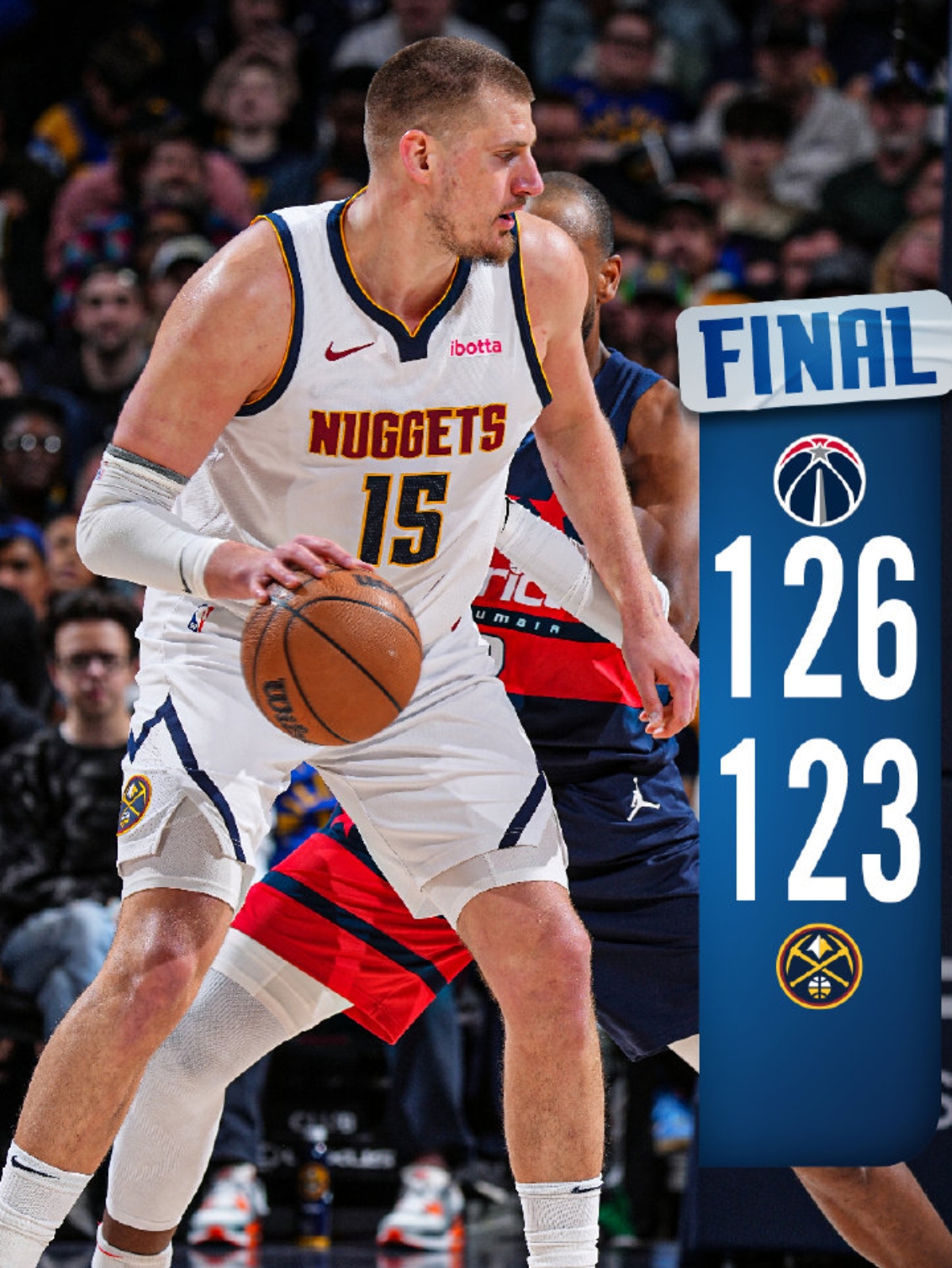 掘金客场逆转小牛，约基奇贡献一石二鸟